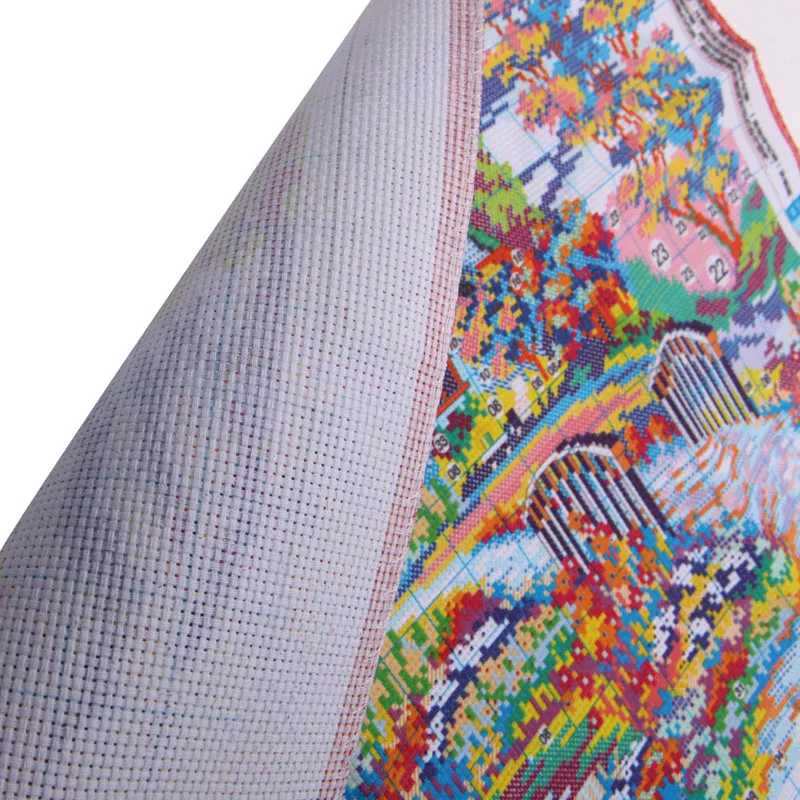 56x45 см Счетный принт вышивка крестом Набор рукоделия DIY красивый дом|printed cross