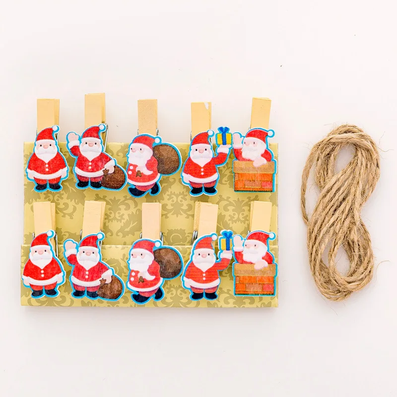 

Деревянные рождественские зажимы XYDDJYNL