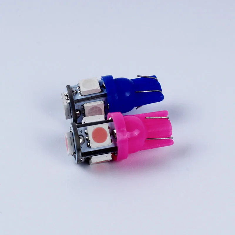 10x24V светодиодный T10 194 168 W5W 5 SMD 5050 5SMD светильник на танкетке лампа белый зеленый