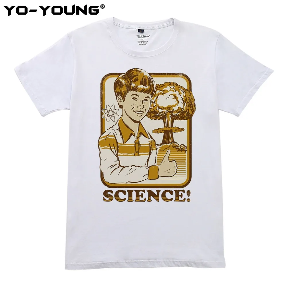 Мужские повседневные летние футболки Science is Great Student Обложка для учебника