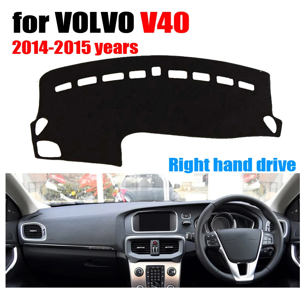 Чехлы для приборной панели автомобиля коврик VOLVO V40 2014 2015 правостороннего
