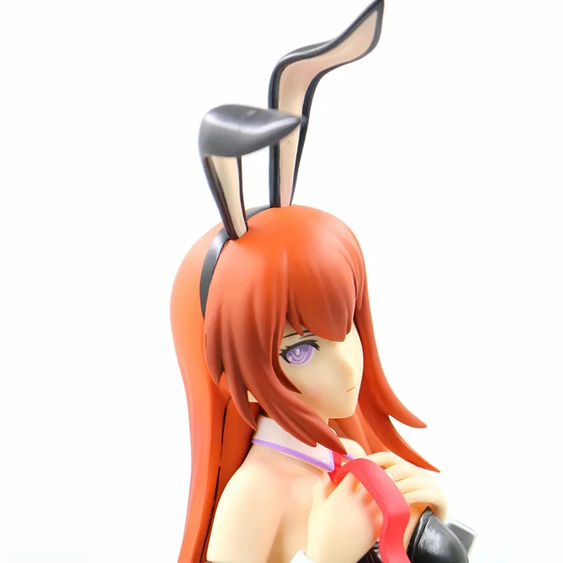 Steins; Gate макисэ курису Модель Аниме игрушечные фигурки 1/4 весы с изображением кролика «Банни»; пикантные окрашенные фигурки кукол подарок