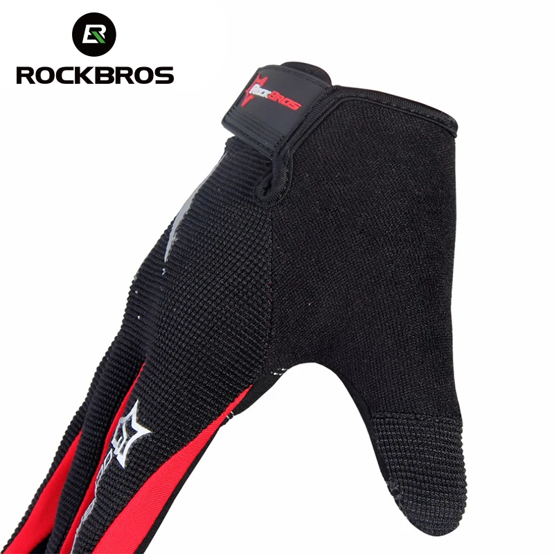 Велосипедные перчатки ROCKBROS губчатые для сенсорных экранов горных