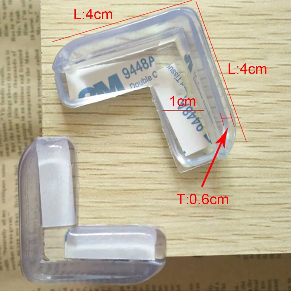 4 шт детский силиконовый защитный чехол для защиты углов стола от детей Защита