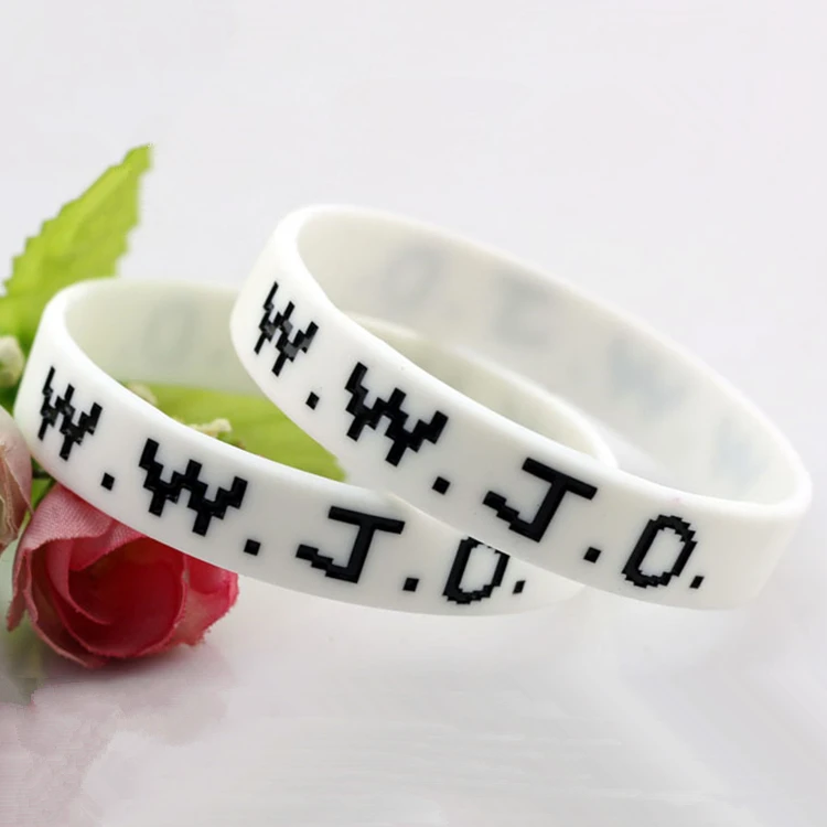 100 шт. wwjd в рекламных целях! Что бы сделал Иисус Христианской Библии силиконовый
