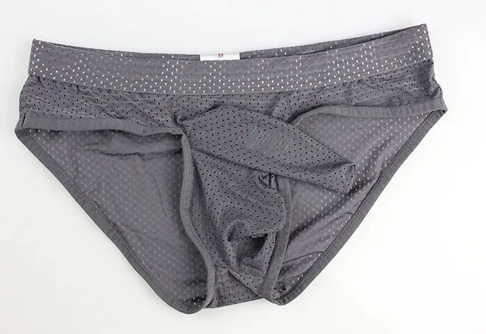 Новинка мужское нижнее белье мужские дышащие сетчатые Сексуальные трусы с