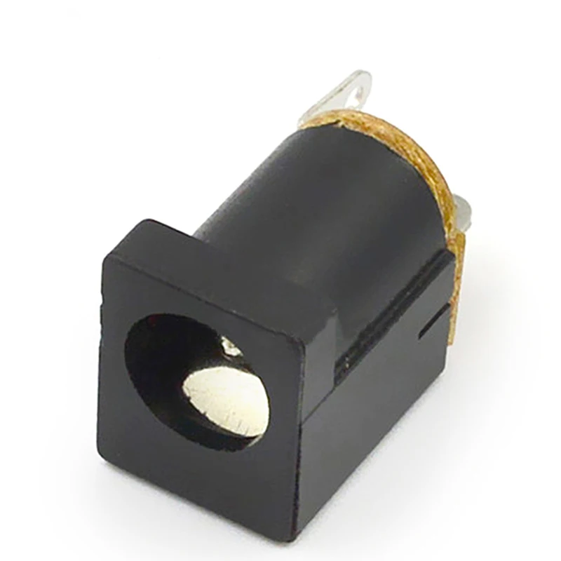 

10pcs-100pcs DC Connector DC Power Socket Straight DC-012 Three-pin Plug 2.0 / 2.5 Green Power Socket DC-005 Models