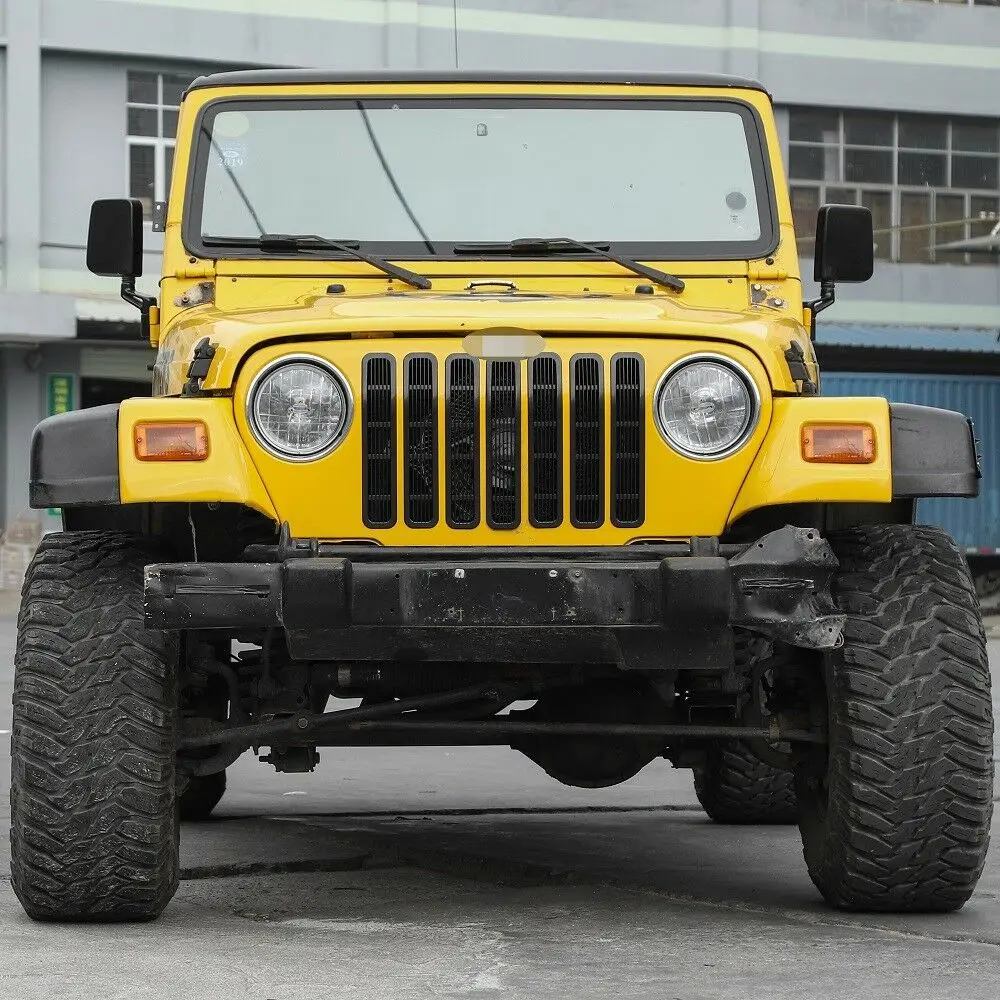 7 шт. передняя сетка для гриля Jeep Wrangler TJ 1997-2006 | Автомобили и мотоциклы
