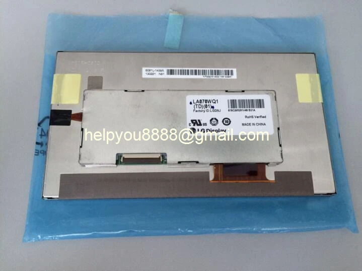 Бесплатная доставка 100% оригинальный 7 дюймовый ЖК дисплей LA070WQ1(TD)(01)/LA070WQ1(TD)(02) для