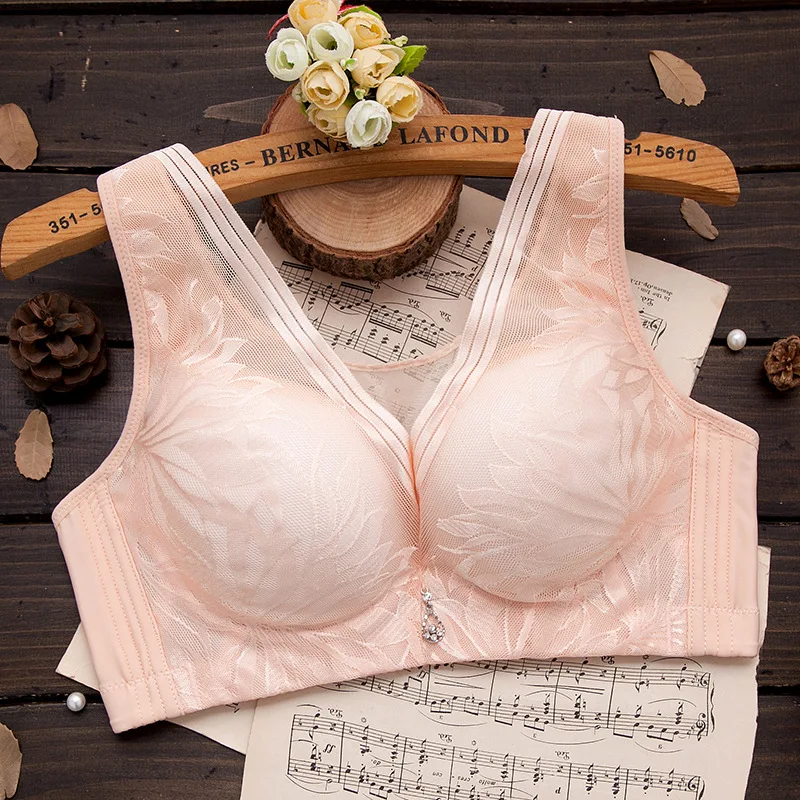 Новый сексуальный бюстгальтер без ободков и пуш-ап Кольцо большого размера