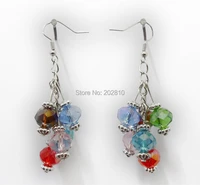 hot selling fashion multicolor crystal beads accessories earrings