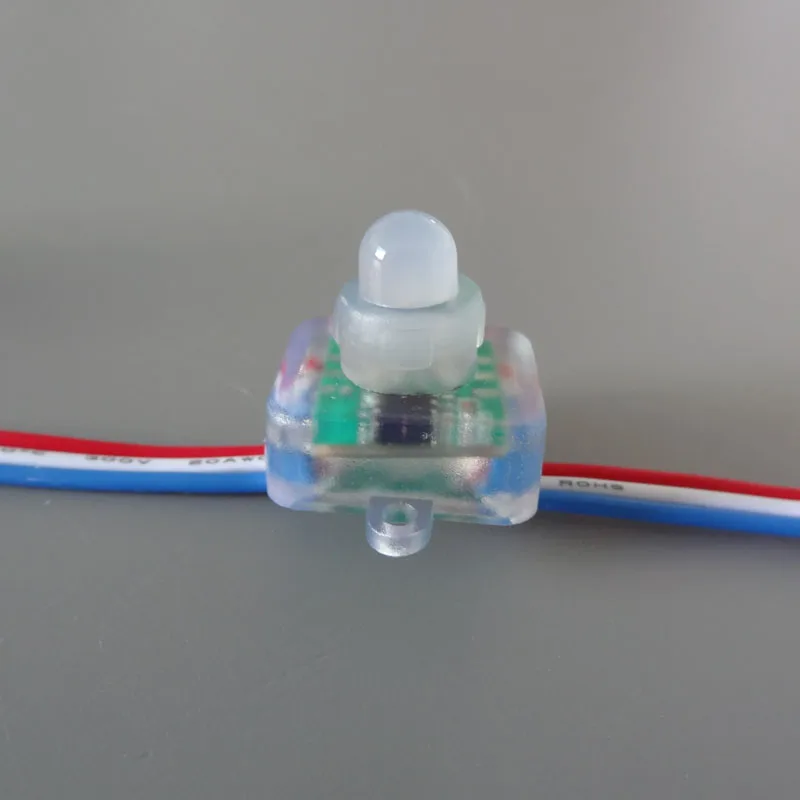 12 В 13 5/18 5 мм разъем косичка 18AWG провод 12mmWS2811 RGB светодиодный пиксельный модуль