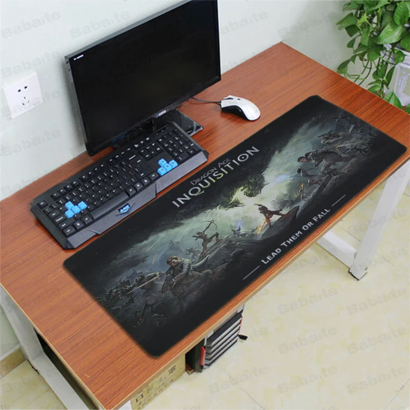 Babaite пользовательские кожи Дракон возраст инквизиция прочный резиновый коврик