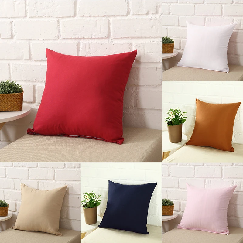 CANIRICA 18 цветов Чехлы для подушек Твердый чехол домашние cojines decorativos para sof