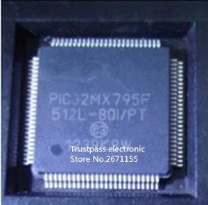 10 шт./лот PIC32MX795F512L-80I/PT PIC32MX795F512L PIC32MX795F 32BIT 512KB FLASH 100TQFP | Электроника