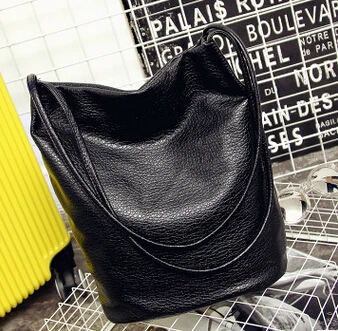 Новая вместительная сумка-мешок для осени и зимы с мягкой поверхностью магнитной