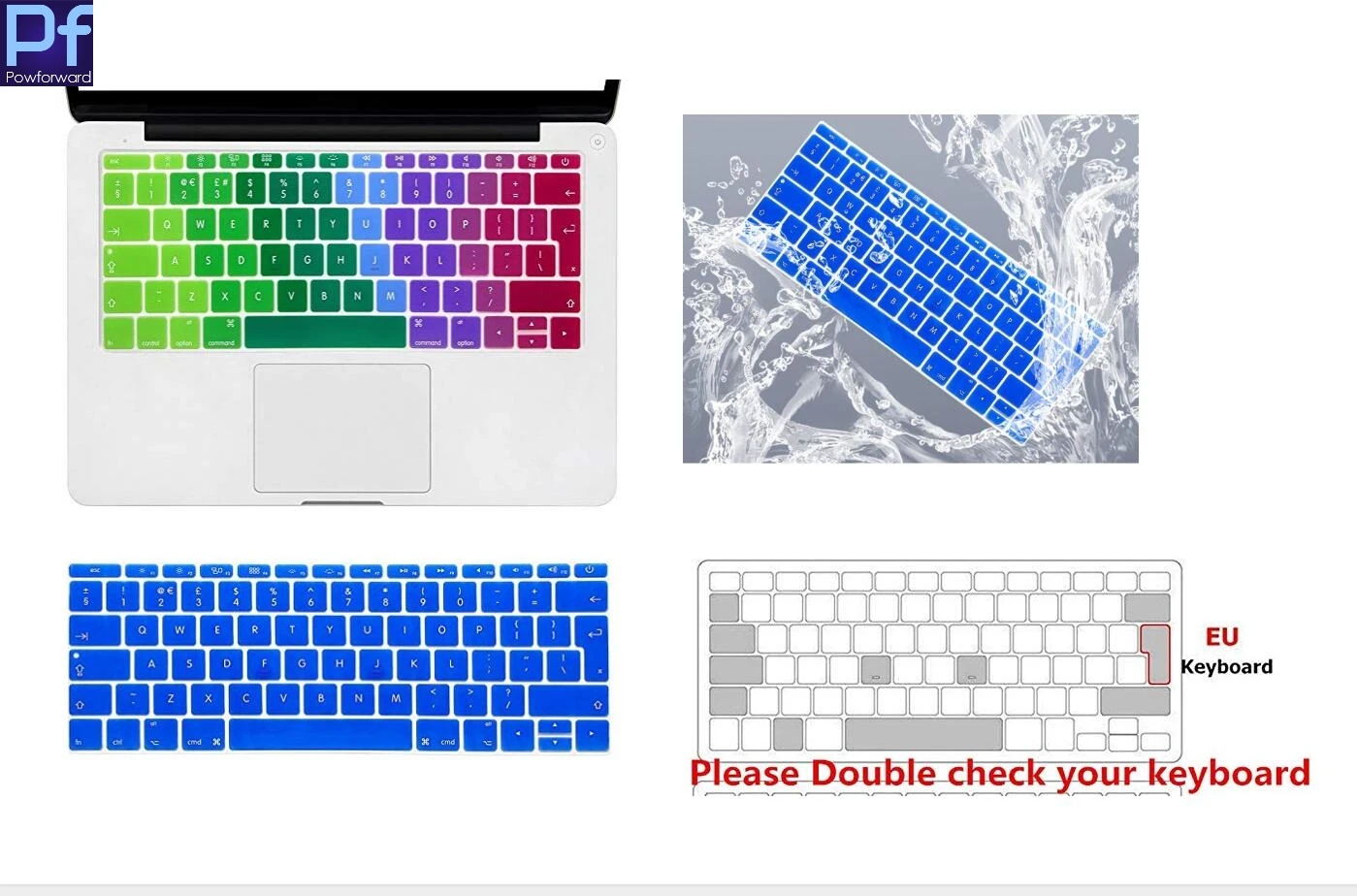 

ЕС/Великобритания ЕВРО английская Клавиатура Защитная Крышка силиконовая кожа для нового MacBook Pro 13 дюймов A1708 (без сенсорной панели) выпуск ...