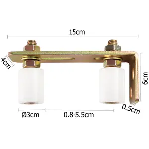 Скользящие ворота оборудование кронштейн нейлон верхние ролики направляющие колеса