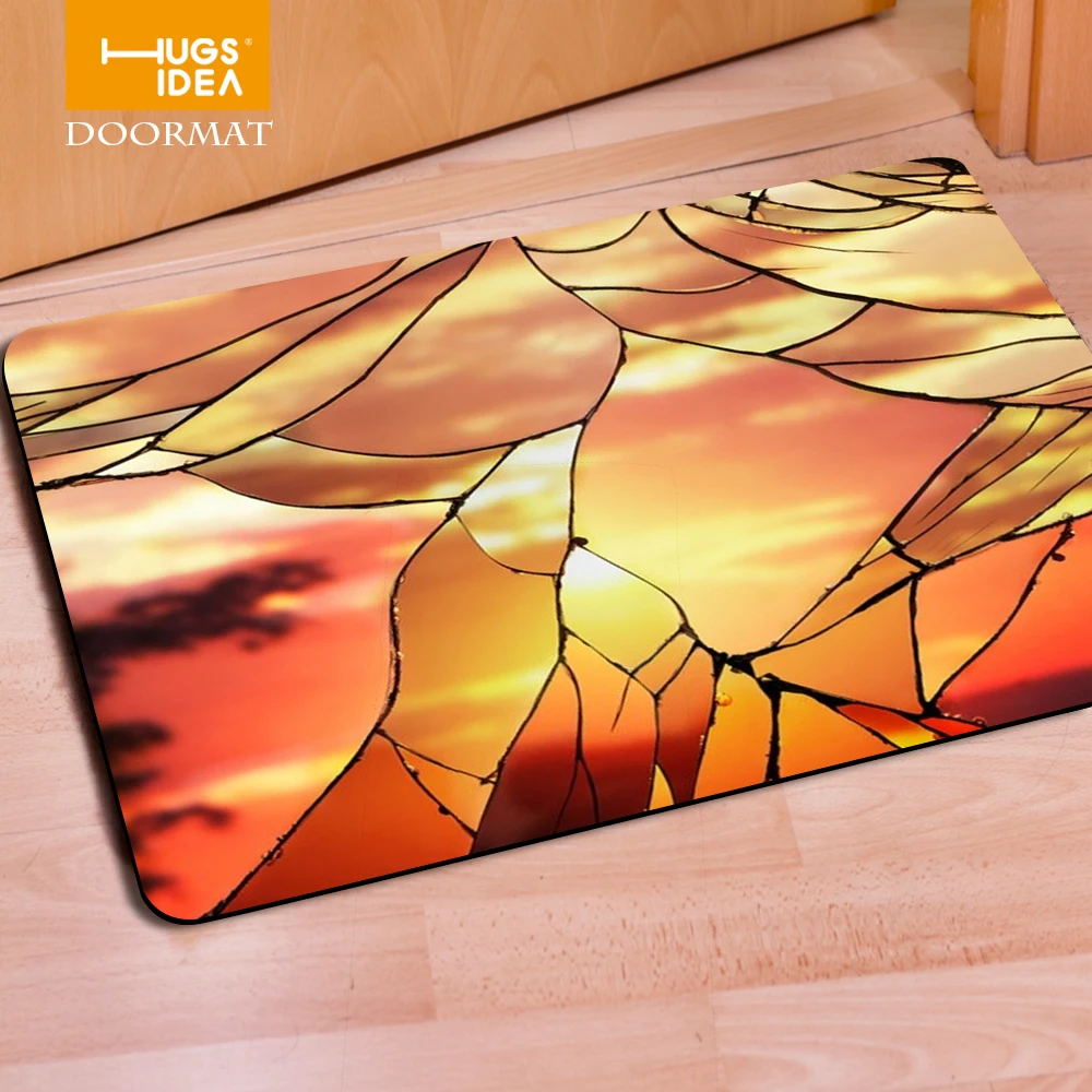 3D яркая печать добро пожаловать ковры художественный дизайн Домашние коврики