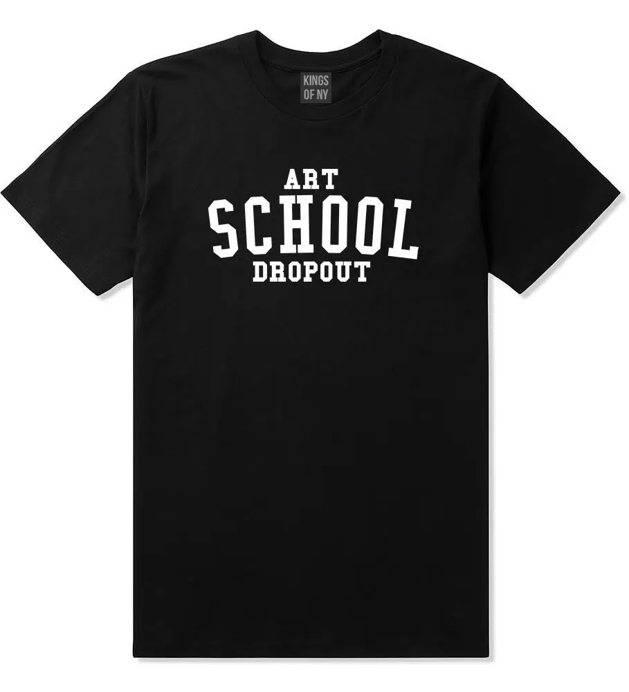 Короли Нью-Йорк Книги по искусству School отключения короткий рукав Футболка