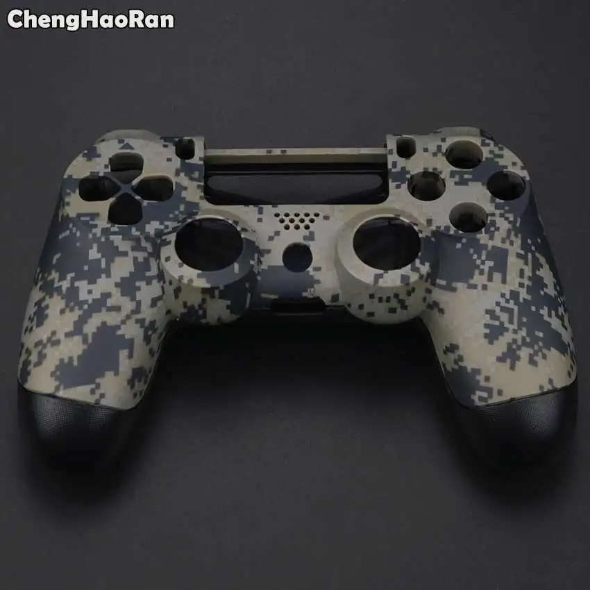 ChengHaoRan для PS4 заказной Камуфляжный контроллер крышки Чехлы замена корпуса Передняя Задняя оболочка для sony Playstation 4 геймпад - Цвет: C