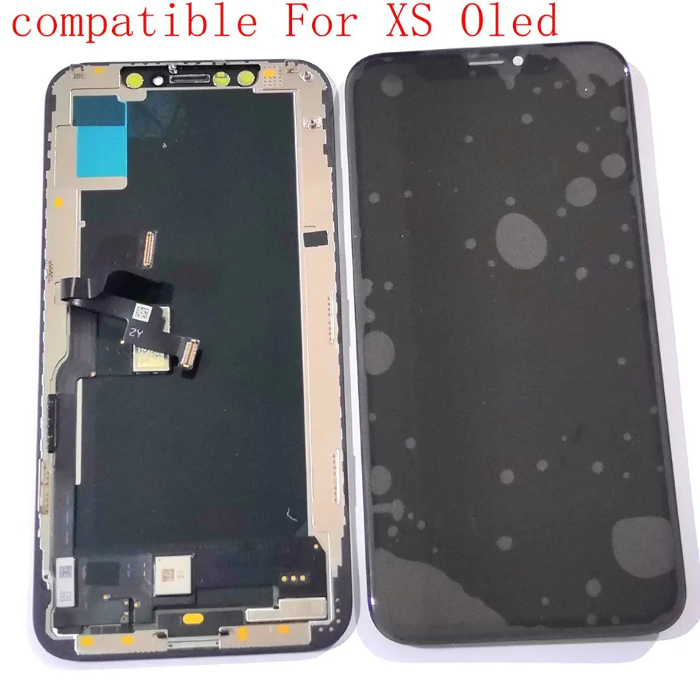Oled и TFT для Iphone XS ЖК экран дисплей с сенсорным экраном дигитайзер стекло вместе