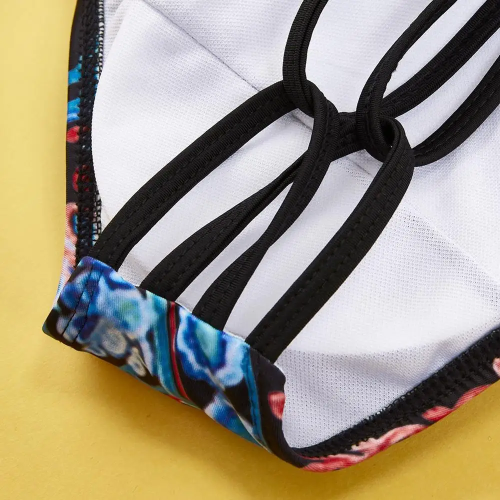 Лето 2019 купальный костюм ROSIELARS Модный комплект танкини женский купальник с