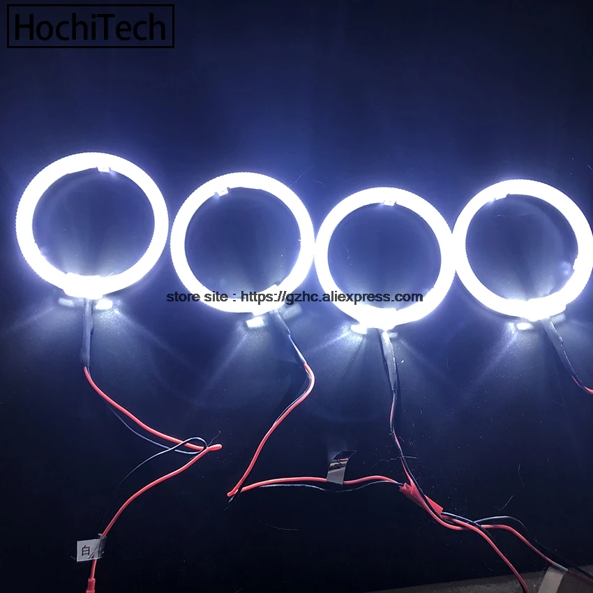 HochiTech Cree чип светодиодного освещения направляющий УГОЛЬНИК Глаза Комплект Белый