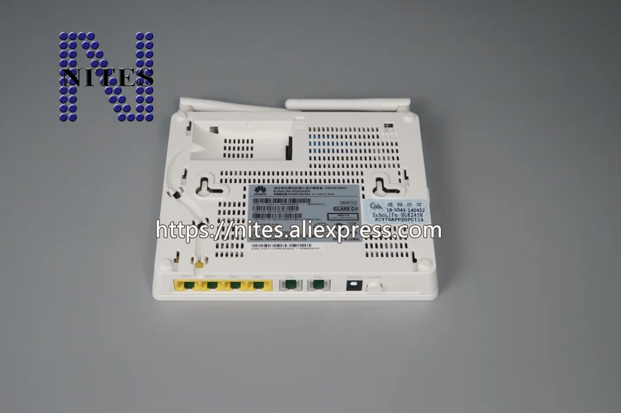 Оригинальный Huawei GPON ONU HG8245H 4GE + 2 горшка WIFI белый цвет английская версия двойной