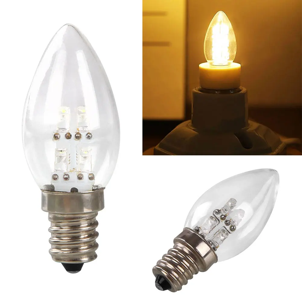 Мини E12 светодиодный 0 5 W свеча лампочка лампа белый/теплый цвет | Лампы и