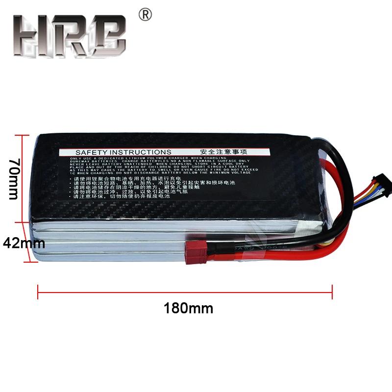 HRB 16000mAh литий-полимерный Батарея 7,4 V 11,1 V 14,8 V 18,5 V 22,2 V 25C T деканов квадрокоптера самолета вертолета RC Запчасти AKKU емкостью 2S 4S 5S 6S 3S