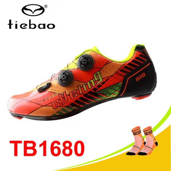 O shoes for socks Tiebao/велосипедная обувь из углеродного волокна; дорожная обувь; sapatilha ciclismo; спортивная обувь на резиновой подошве; женские кроссовки; zapatillas deportivas hombre - Цвет: O shoes for socks
