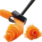 1 шт., овощерезка, пластиковые спиральные слайсеры, Овощечистка, устройство для моркови, кухонный гаджет, аксессуары, инструмент для приготовления пищи, кухонный фруктовый инструмент