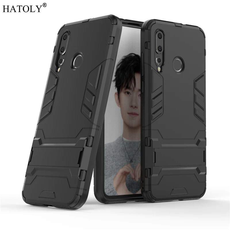 Для Huawei Nova 4 Чехол резиновый робот Броня оболочка модный Жесткий ПК задняя крышка