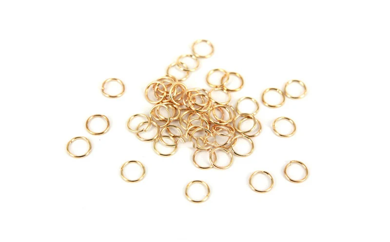1pack 3/4/5/6/7/8/10mm Metal DIY Jewelry Findings Open Single Loops Jump Rings for Jewelry Making Accessories