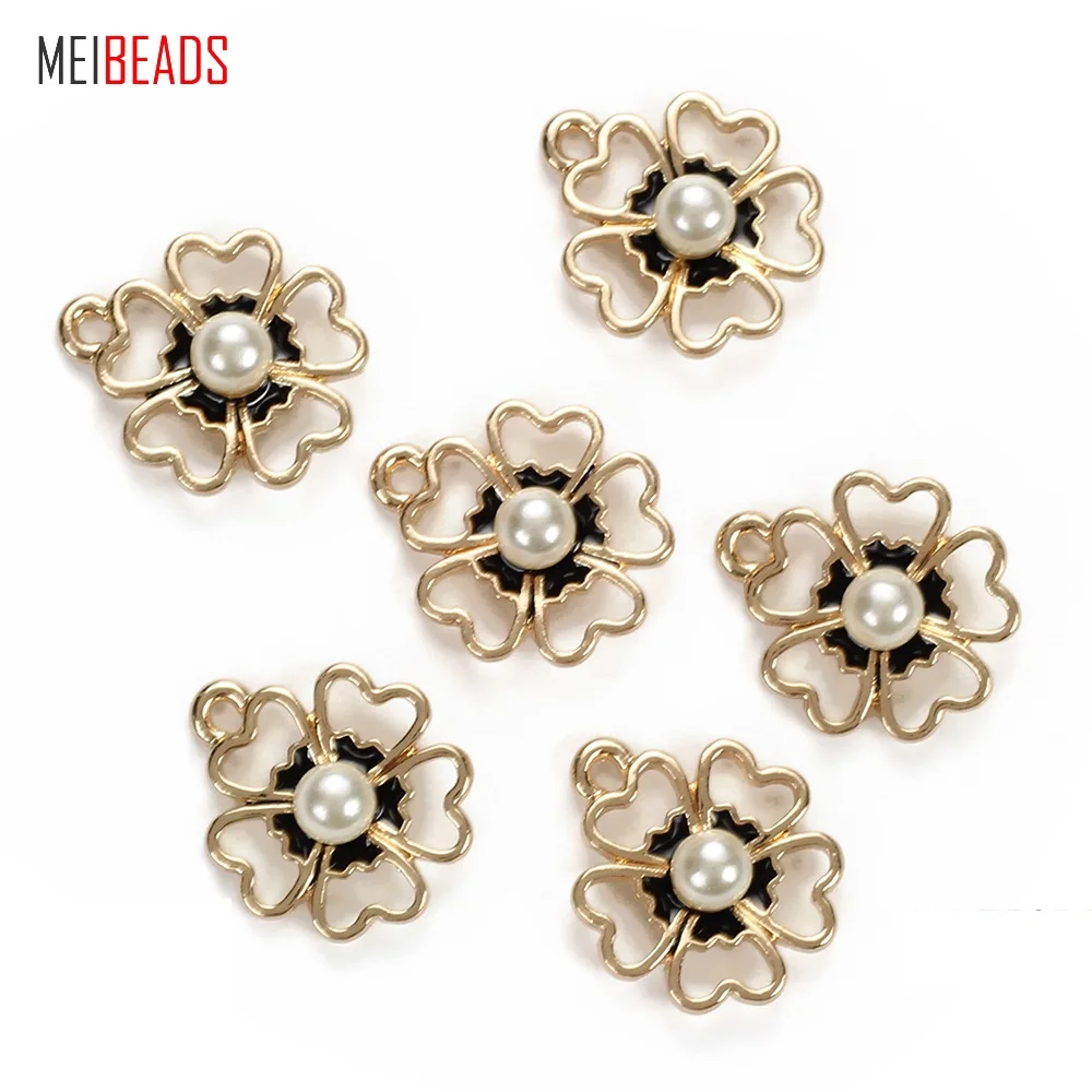 MEIBEADS винтажные подвески из цинкового сплава в виде цветка/серьги подвеска для