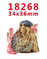 PR-18268 Наборы для творчества Герой мультфильма с плоской задней частью Плоские наклейки 30 штук. PR-18049-18849 - Цвет: PR-18268