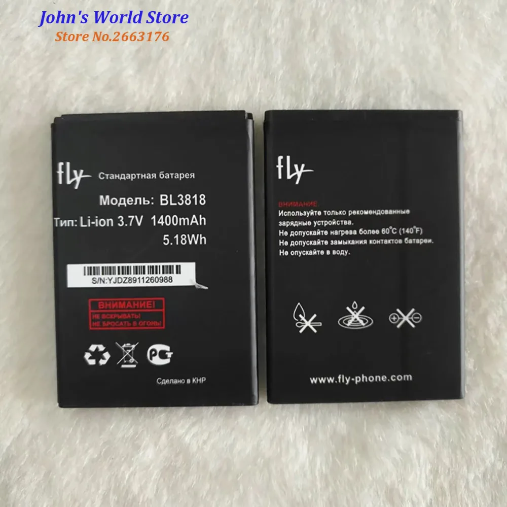 2019 Высококачественный аккумулятор BL3818 для Fly IQ4418 ERA Style 4 S308 Li Ion 1400