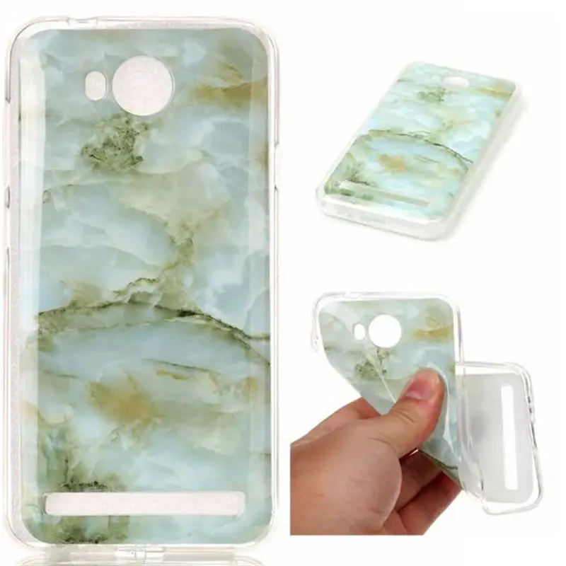 Case Для Huawei Y3 2 Silicon Зерна Шаблон Мягкие TPU + IMD Тонкий Сотовый Телефон Shell Обложка II