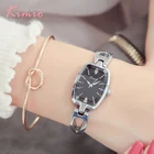 Kimio Брендовые женские часы с браслетом из нержавеющей стали с бриллиантами под платье, женские кварцевые часы, женские часы, женские часы