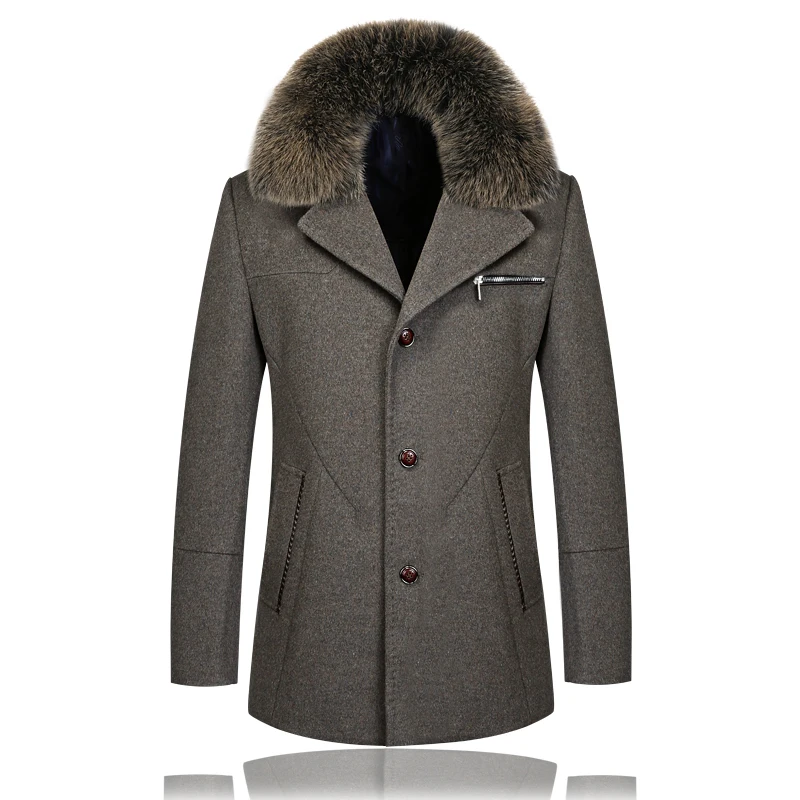 Осень 2017 новые мужские шерстяные куртки GUIXIANG тренчкот мужское пальто с