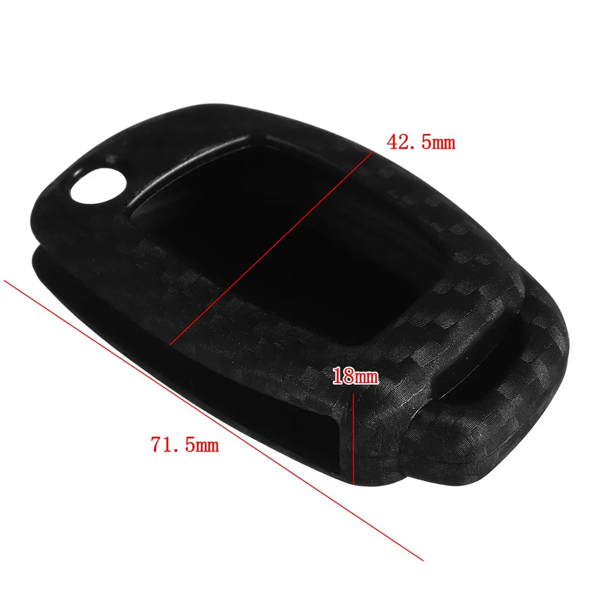 Чехол для автомобильного ключа из углеродного волокна защитный чехол Hyundai I20 Ix35