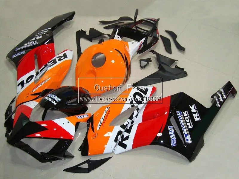 7 подарков ABS пластиковые впрыски Обтекатели части для Honda repsol CBR1000RR 2004 2005 CBR 1000 RR 04 05 CBR 1000RR Обтекатели комплекты корпусов