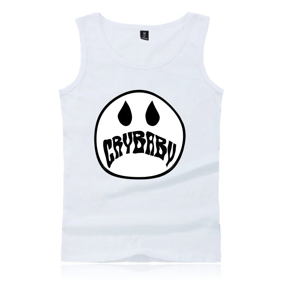 Новинка Хип хоп рэппер CRY детские топы на бретельках с принтом Мужские