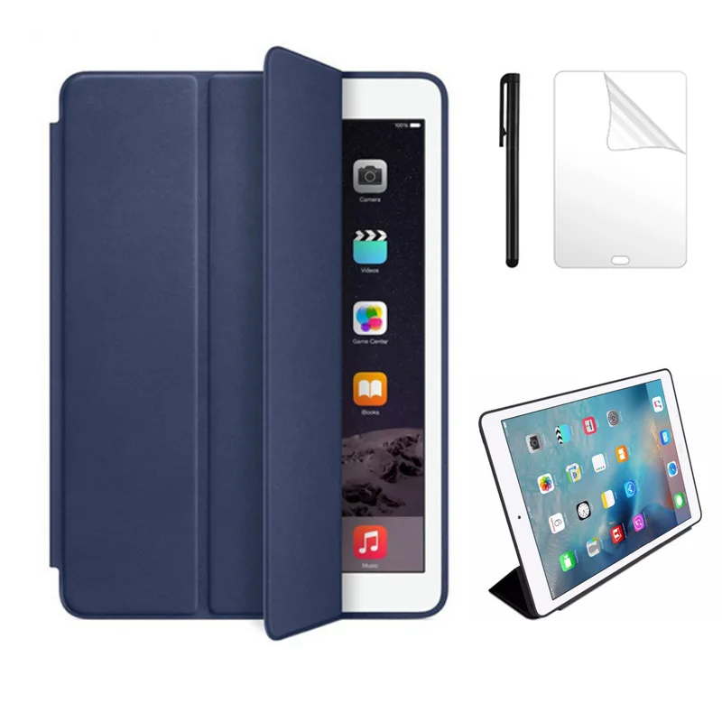 Умный кожаный чехол для Apple iPad air 3 2019 Чехол ipad Pro 10 5 2017 2015 дюймов магнитный + пленка