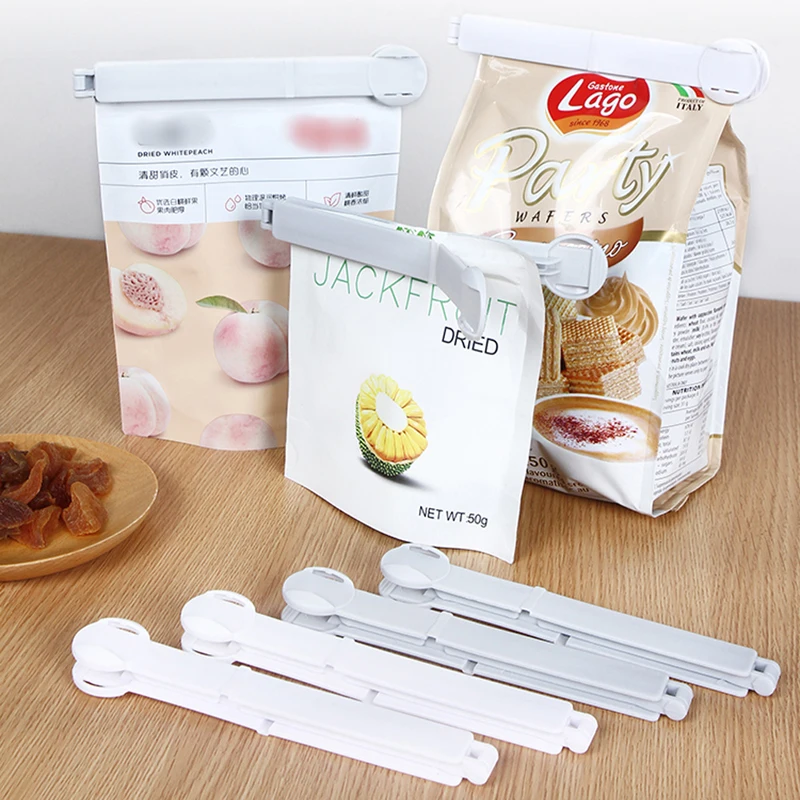 050 Portable Folding pocket clip New Kitchen Storage Food Snack Seal Sealing Bag Clips Sealer Clamp Plastic Tool 16cm*2cm | Дом и сад