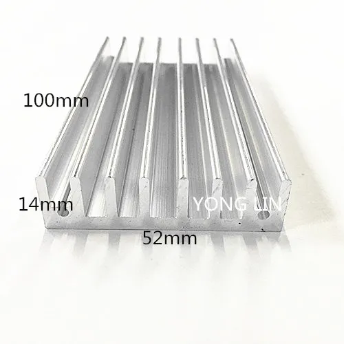 

5pcs LED heatsink52*14-100MM/IC heat sink/aluminum Heatsink/diy heatsink