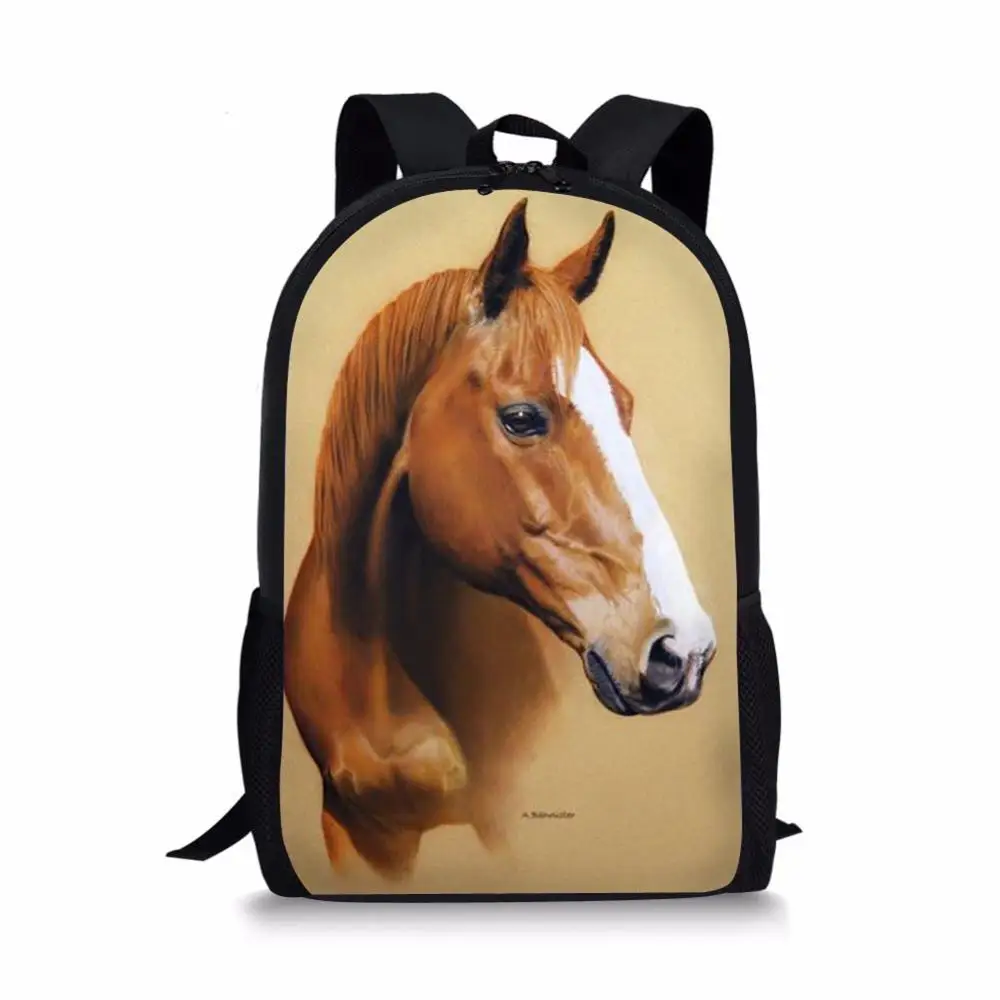 4943C FORUDESIGNS/Детский рюкзак для школы Crazy Horse 3D печать Школьные сумки Дети 3 шт./компл. школьный рюкзак для девочек школьная сумка для мальчиков Bolsa - Цвет: 4943C