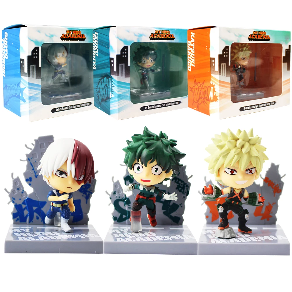 Фигурки героев моя геройская академия игрушки Midoriya Izuku Bakugo Katsuki Todoroki Shoto аниме