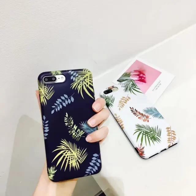 Для iPhone 6 S чехол новый милый мультфильм листья мягкой silicagel TPU для плюс 6splus задняя
